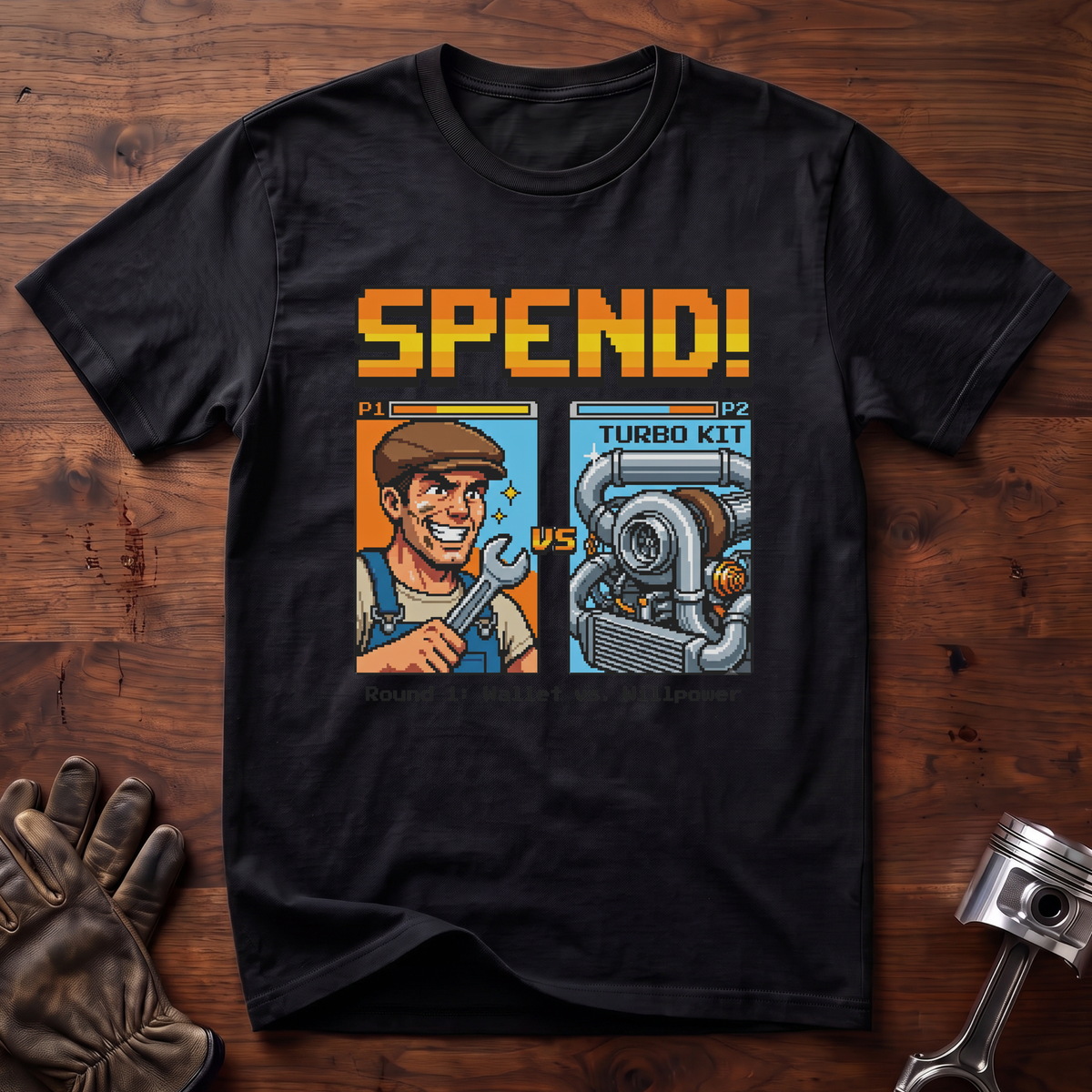 Spend! Player 1 vs Turbo Kit T-Shirt
