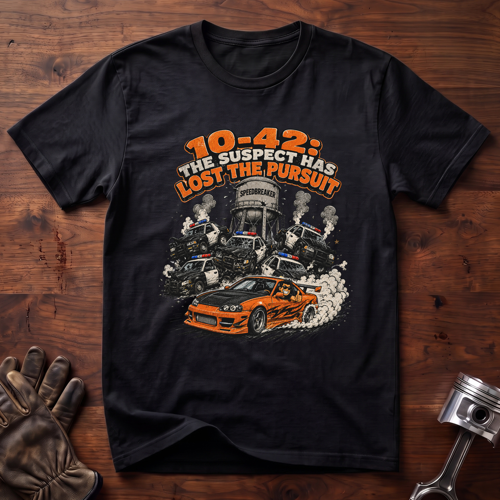 10-42: Suspect Has Lost The Pursuit T-Shirt