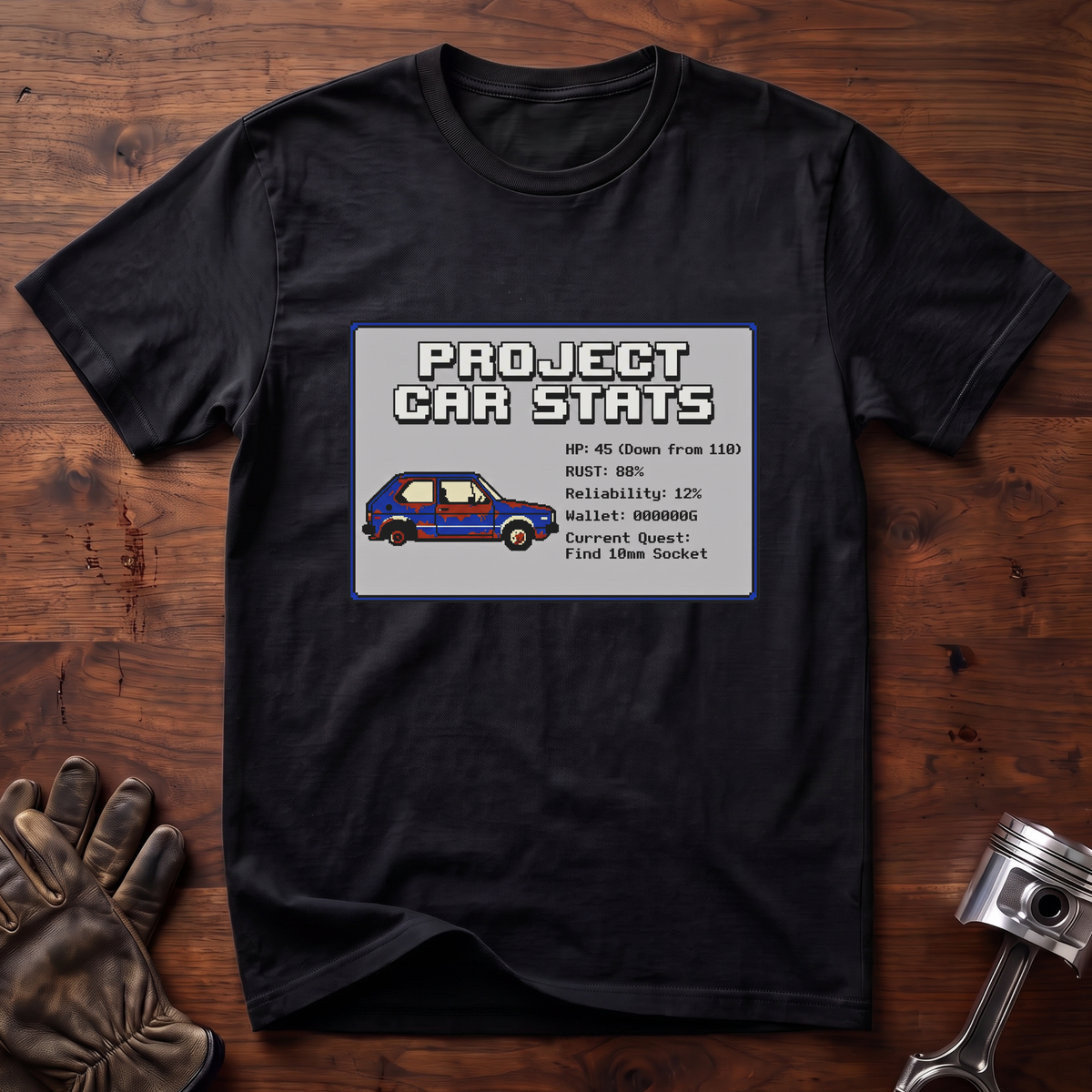 Project Car Stats T-Shirt