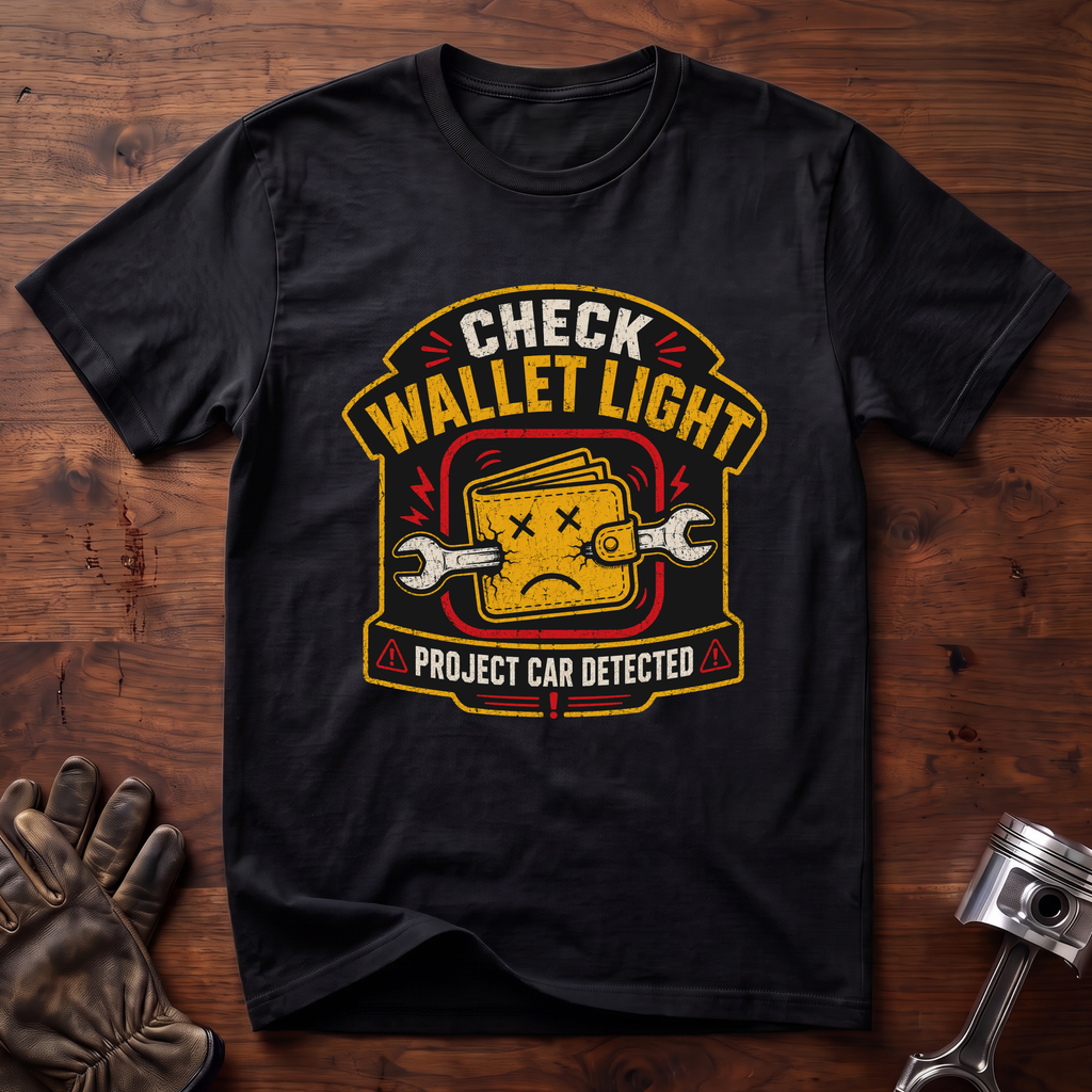 Check Wallet Light T-Shirt