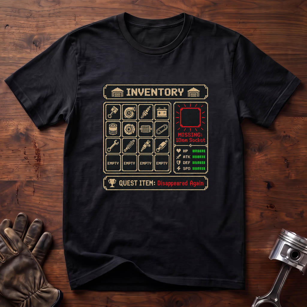 Inventory Missing 10mm Socket T-Shirt