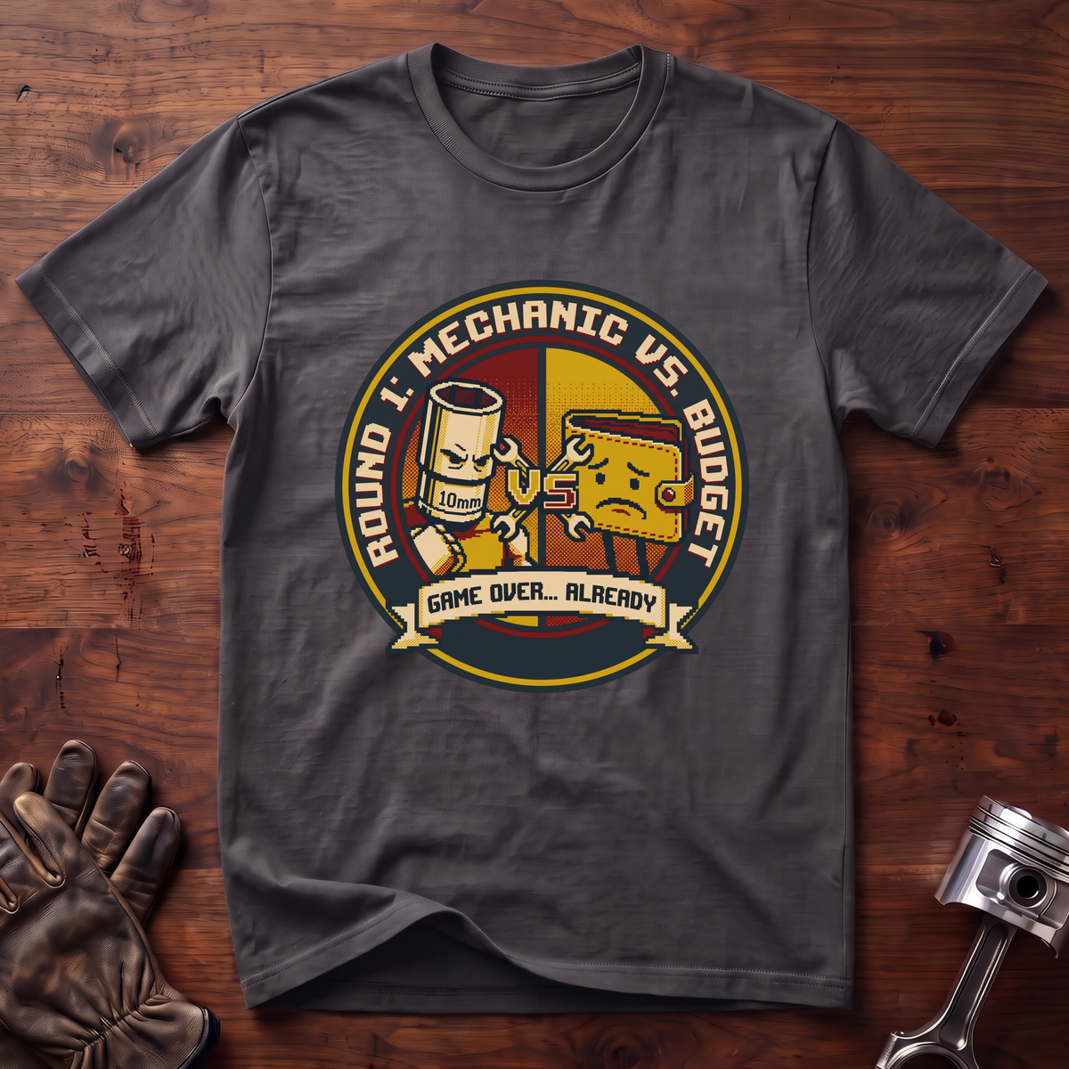 Round 1: Mechanic vs Budget T-Shirt