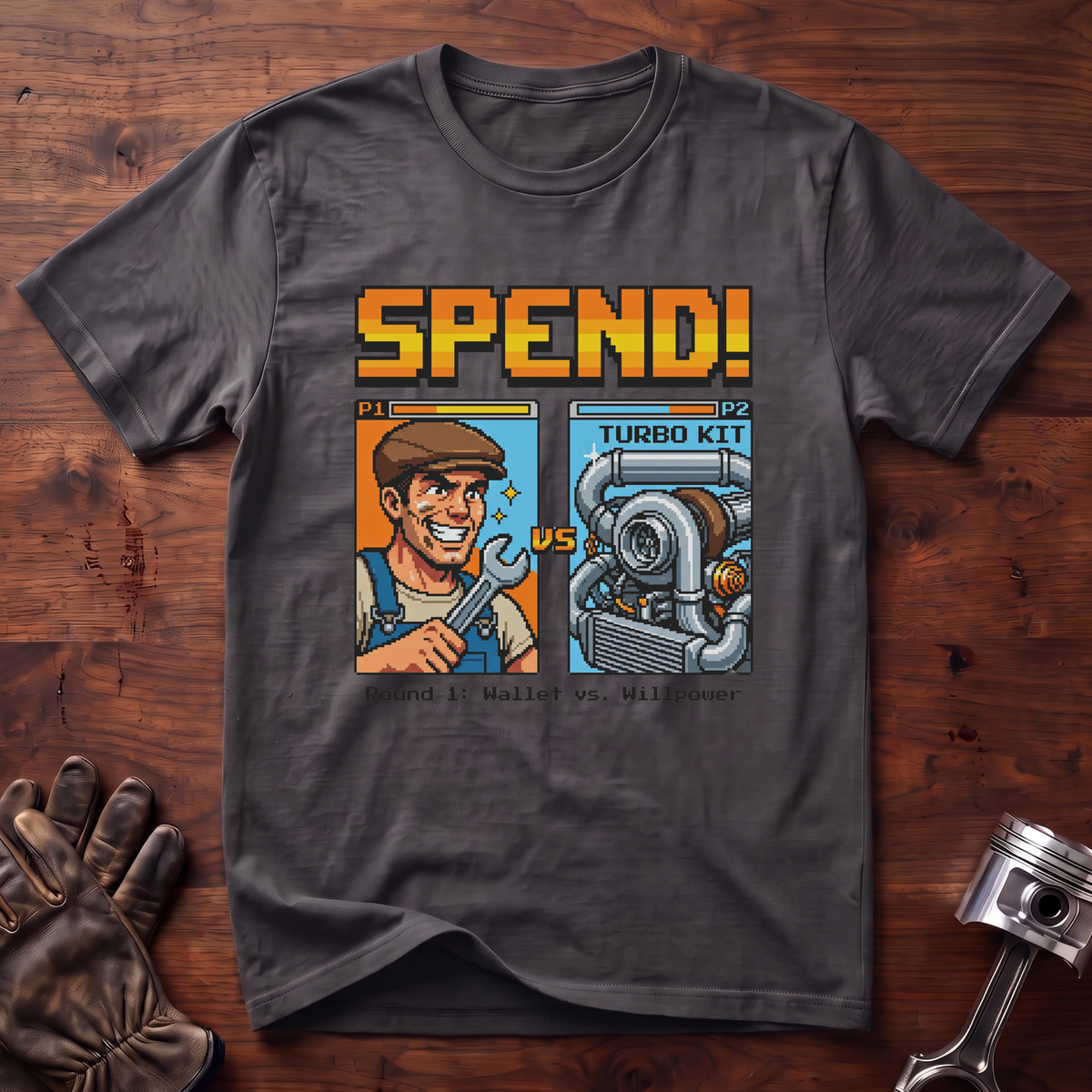 Spend! Player 1 vs Turbo Kit T-Shirt