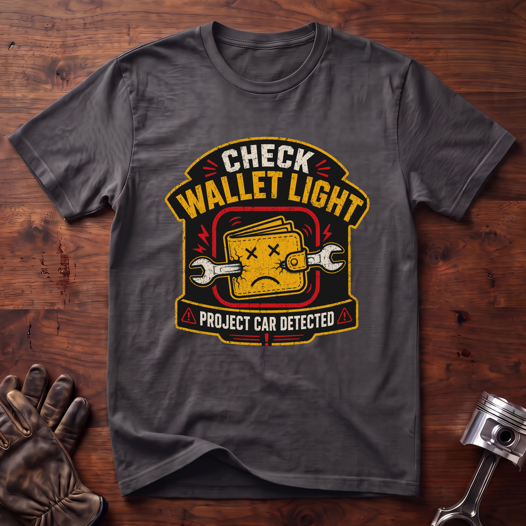 Check Wallet Light T-Shirt