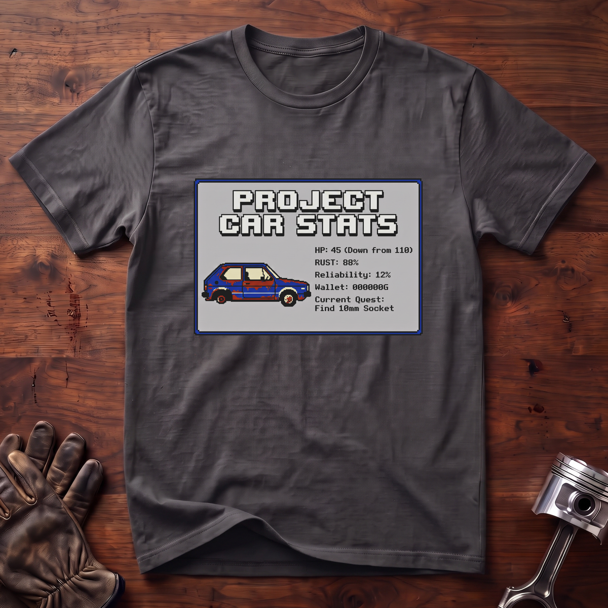 Project Car Stats T-Shirt