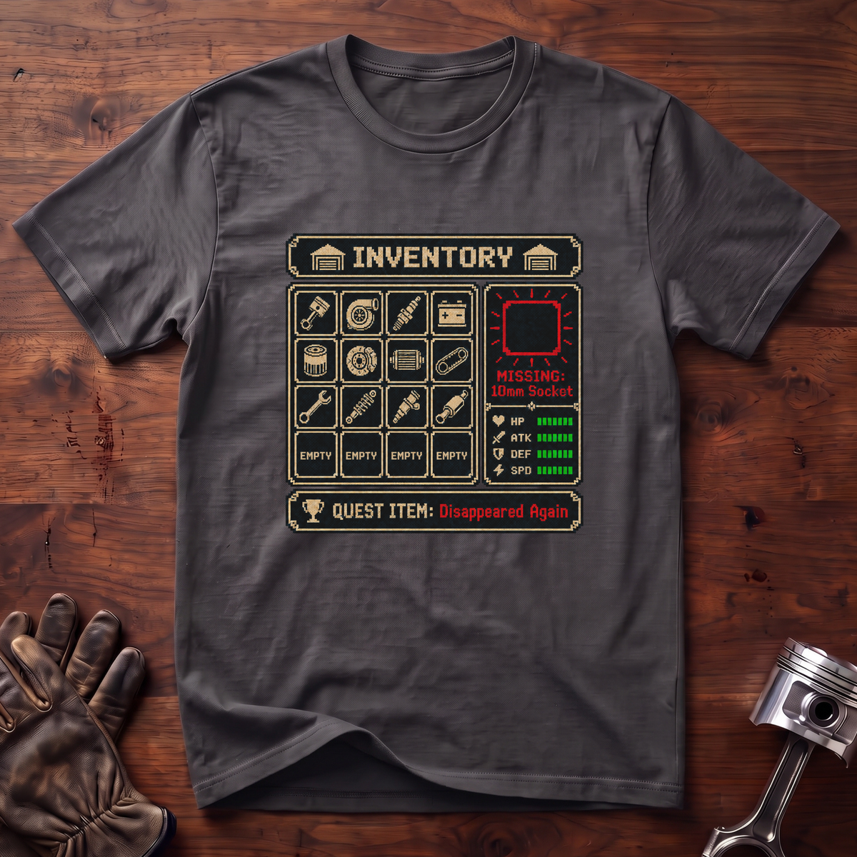 Inventory Missing 10mm Socket T-Shirt