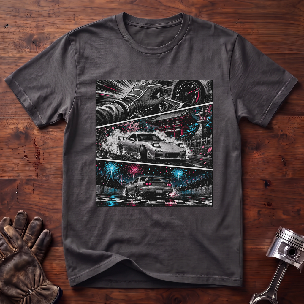 Drifting and Winning Mazda RX7 T-Shirt
