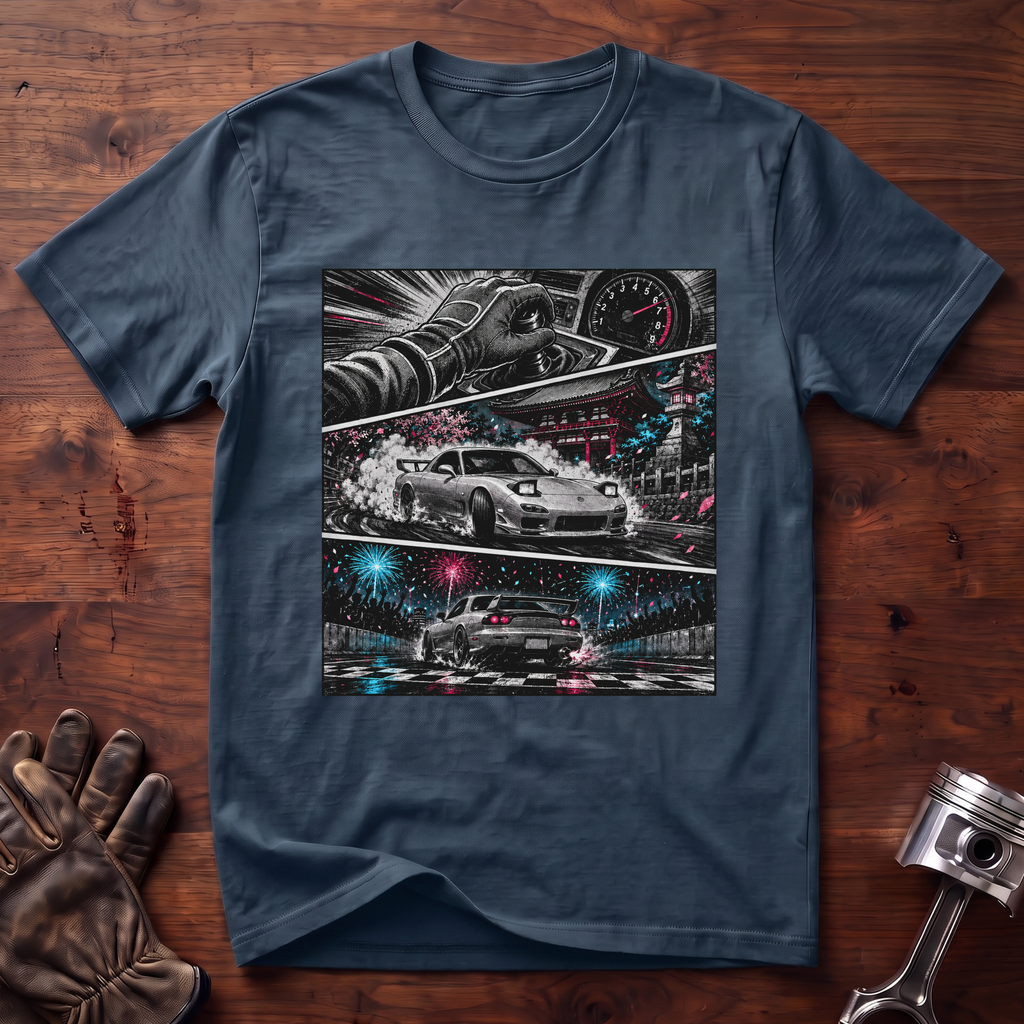 Drifting and Winning Mazda RX7 T-Shirt