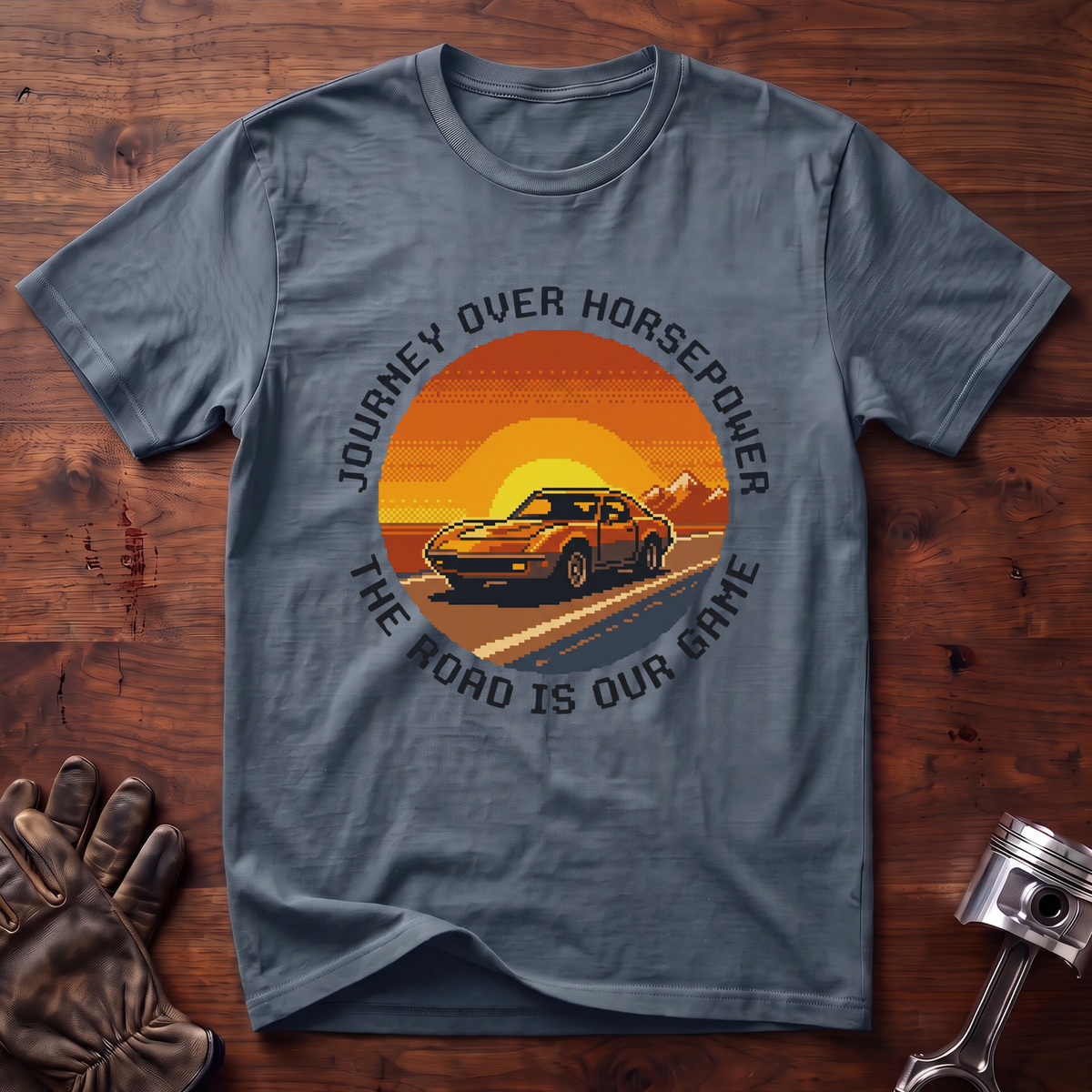 Journey Over Horsepower The Road Is Our Game T-Shirt