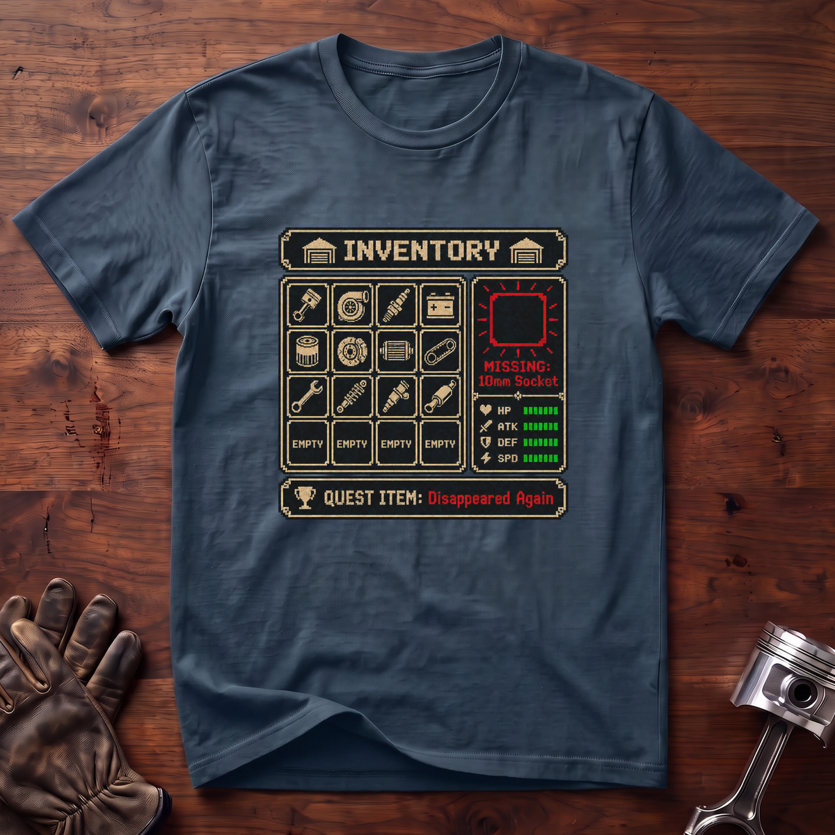 Inventory Missing 10mm Socket T-Shirt