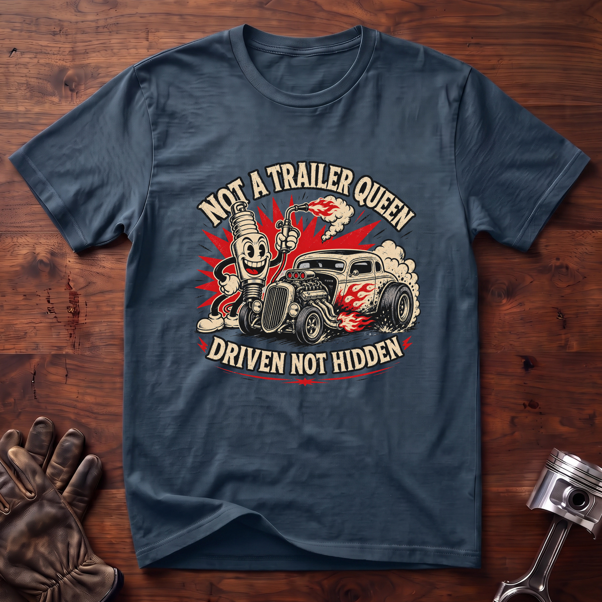 Not a Trailer Queen, Driven Not Hidden T-Shirt