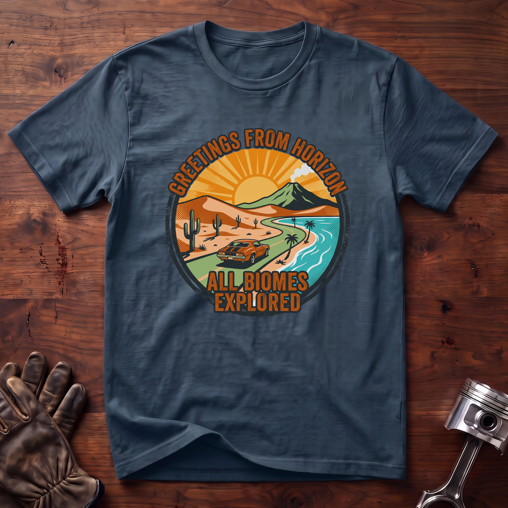 Greetings From Horizon All Biomes Explored T-Shirt