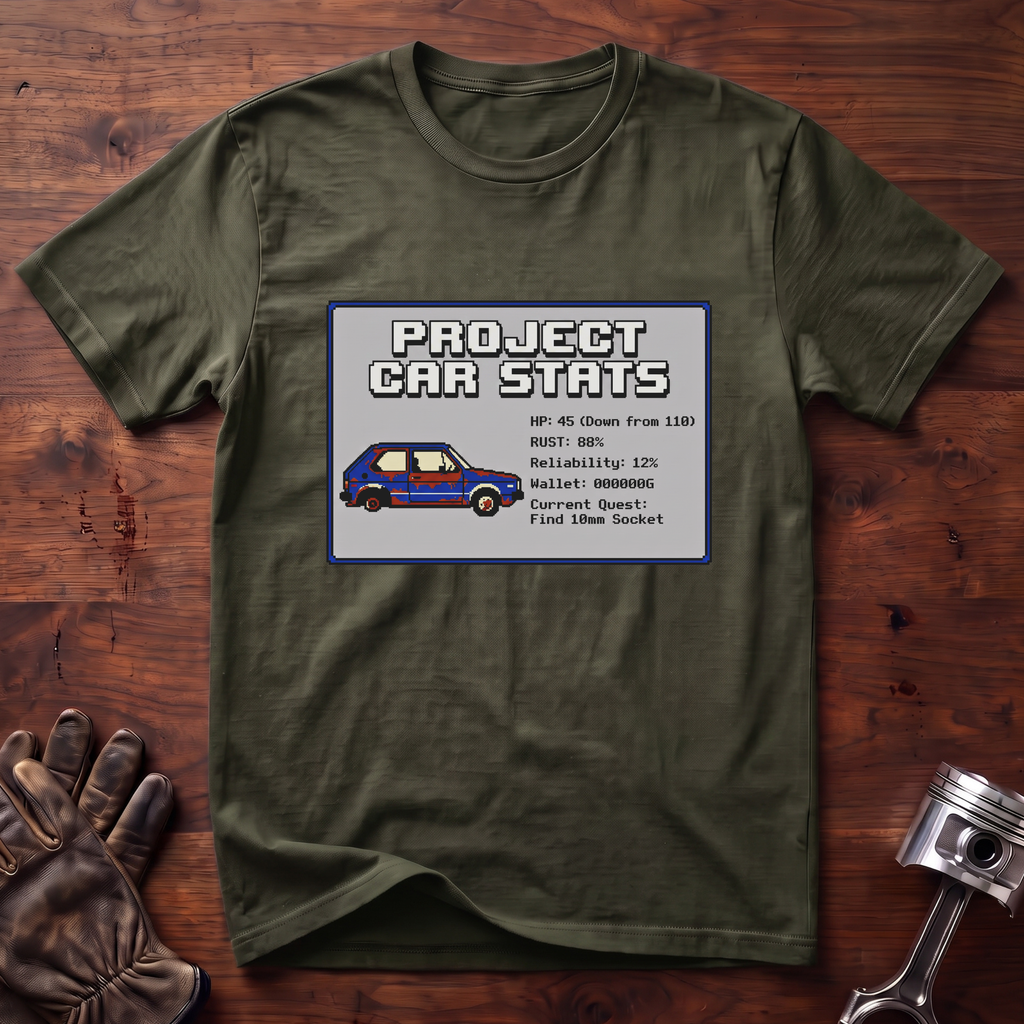 Project Car Stats T-Shirt