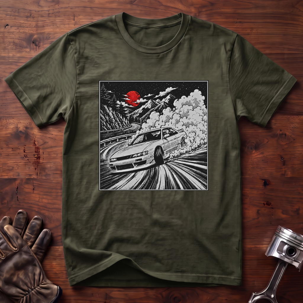 Drift Red Moon Nissan Silvia T-Shirt