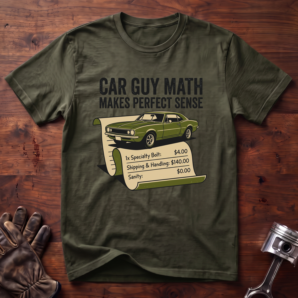 Car Guy Math Makes Perfect Sense T-Shirt