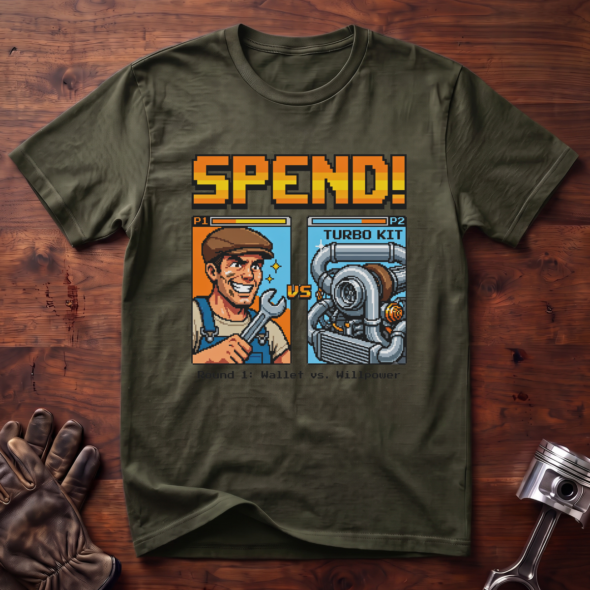Spend! Player 1 vs Turbo Kit T-Shirt