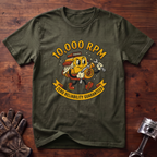10,000 RPM, Zero Reliability Guaranteed T-Shirt
