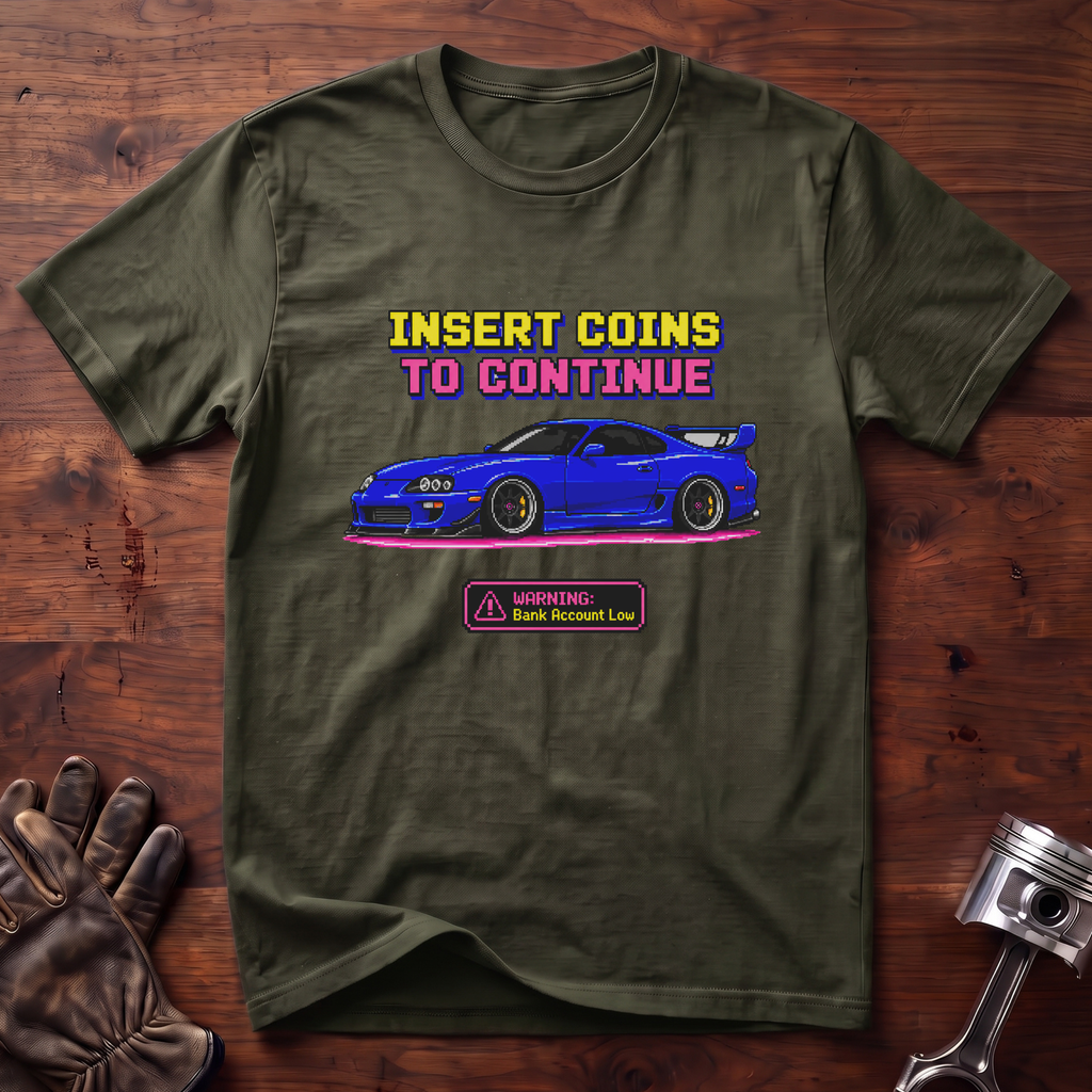 Insert Coins to Continue T-Shirt