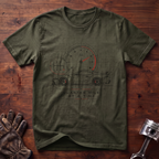 Quarter Mile At A Time Modern Supra T-Shirt