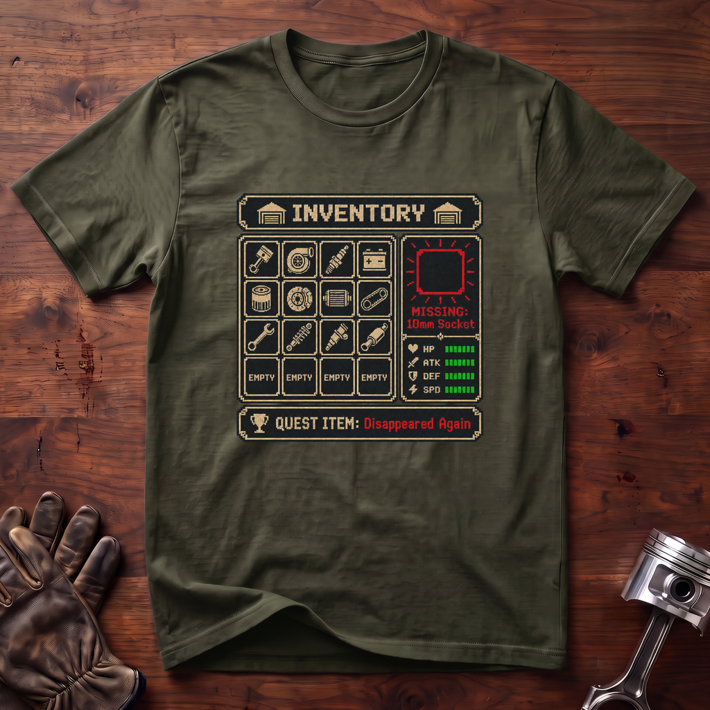 Inventory Missing 10mm Socket T-Shirt