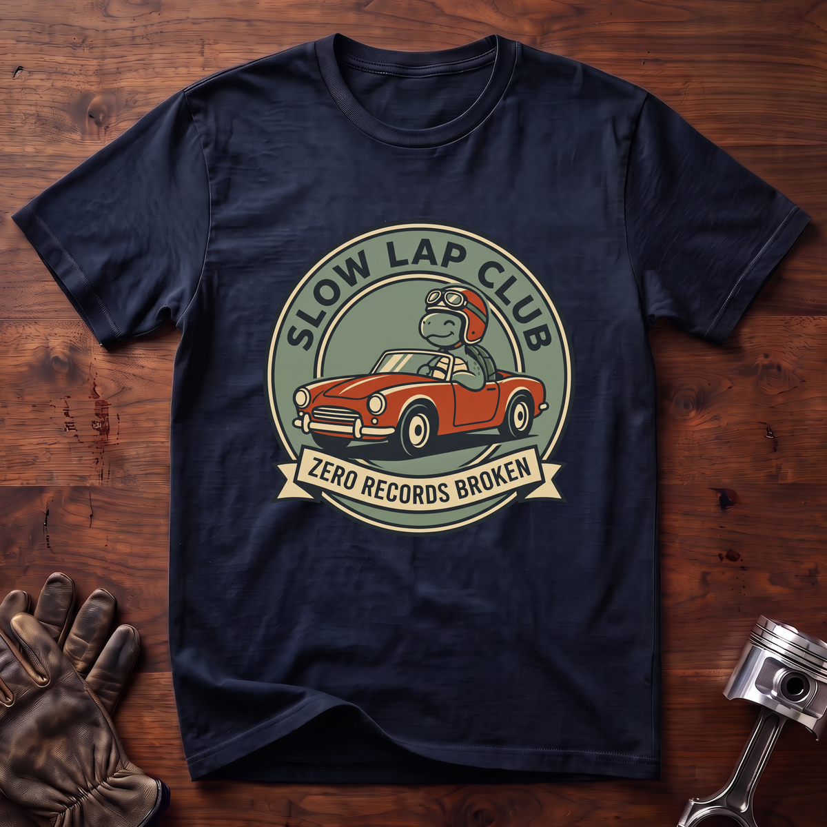 Slow Lap Club Zero Records Broken T-Shirt