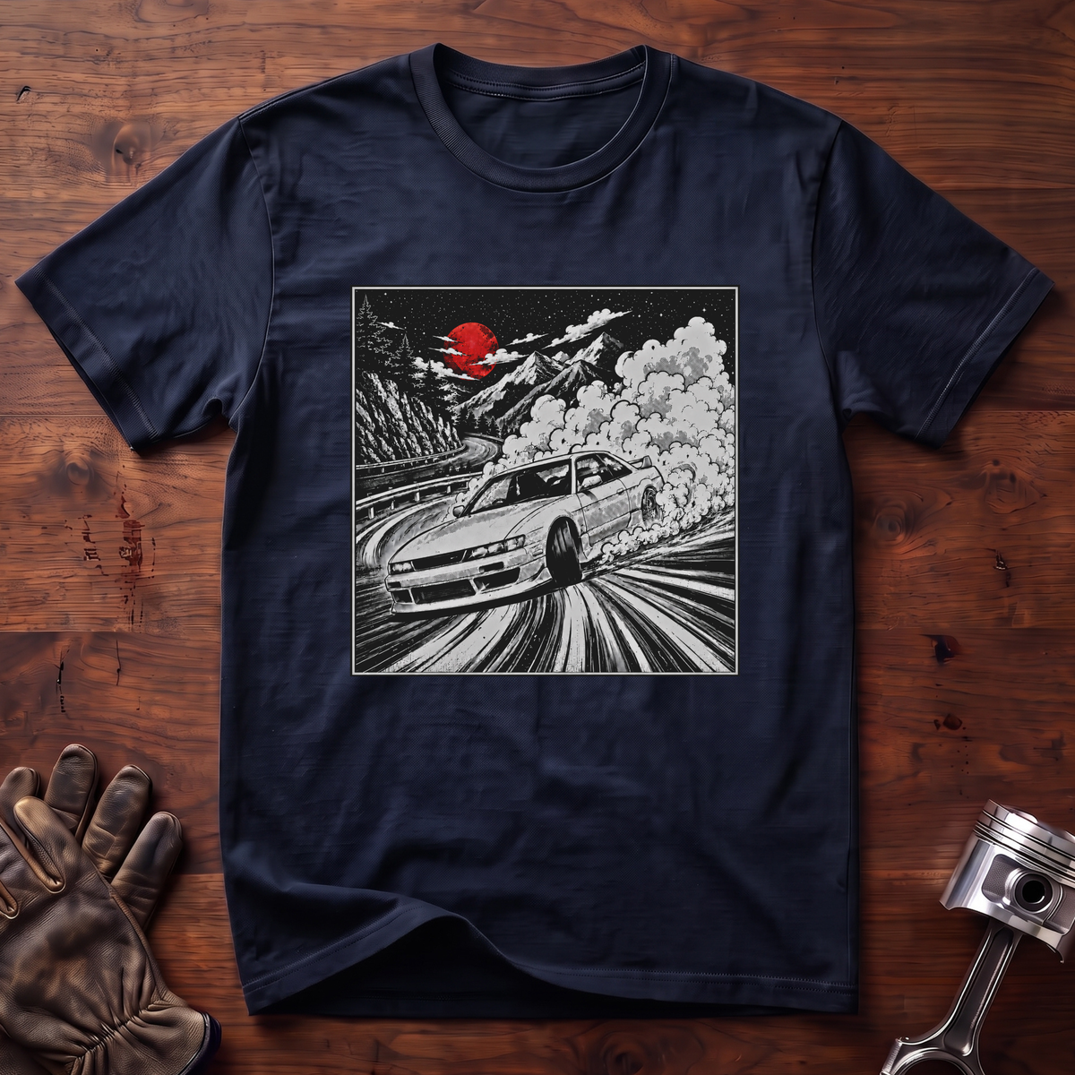 Drift Red Moon Nissan Silvia T-Shirt