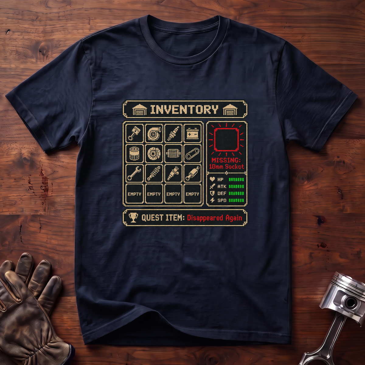 Inventory Missing 10mm Socket T-Shirt