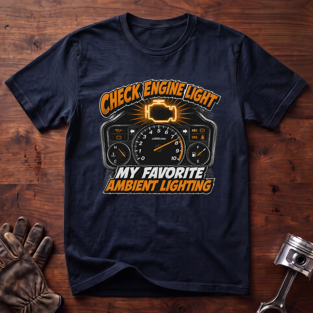Check Engine Light My Favorite Ambient Lighting T-Shirt
