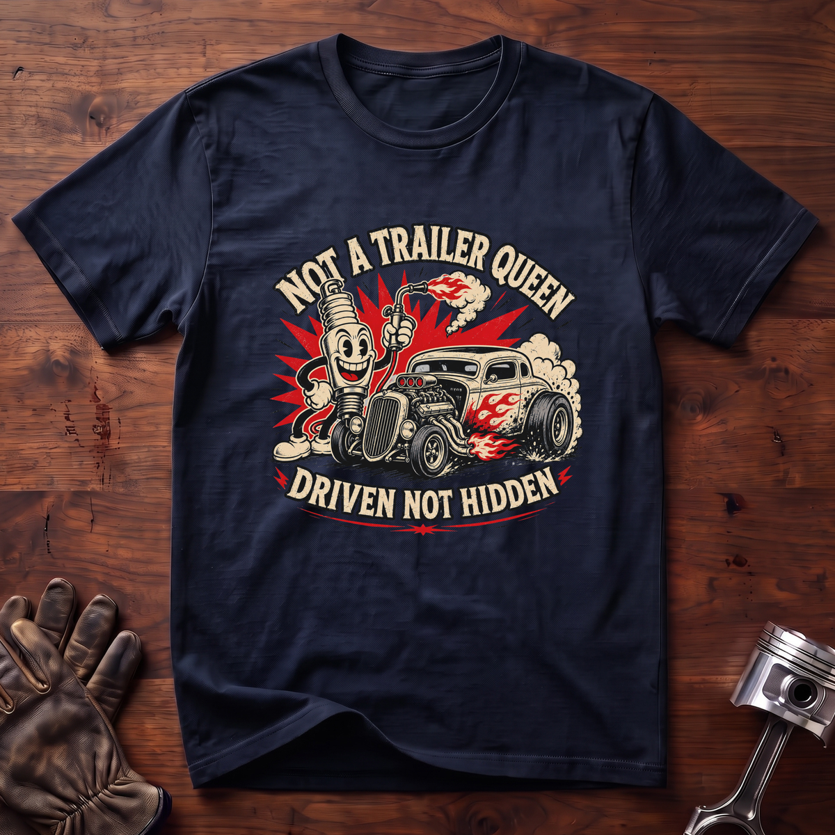 Not a Trailer Queen, Driven Not Hidden T-Shirt