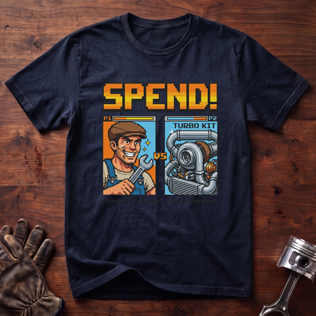 Spend! Player 1 vs Turbo Kit T-Shirt