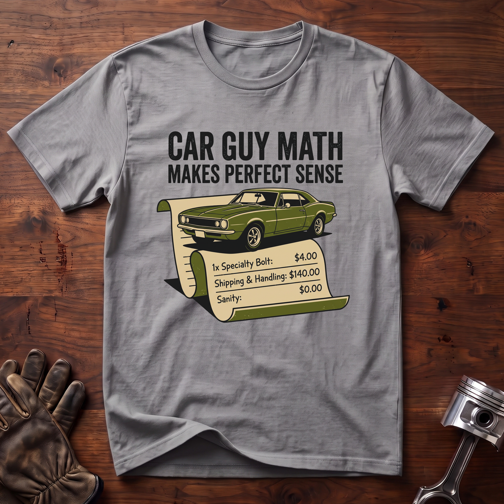 Car Guy Math Makes Perfect Sense T-Shirt