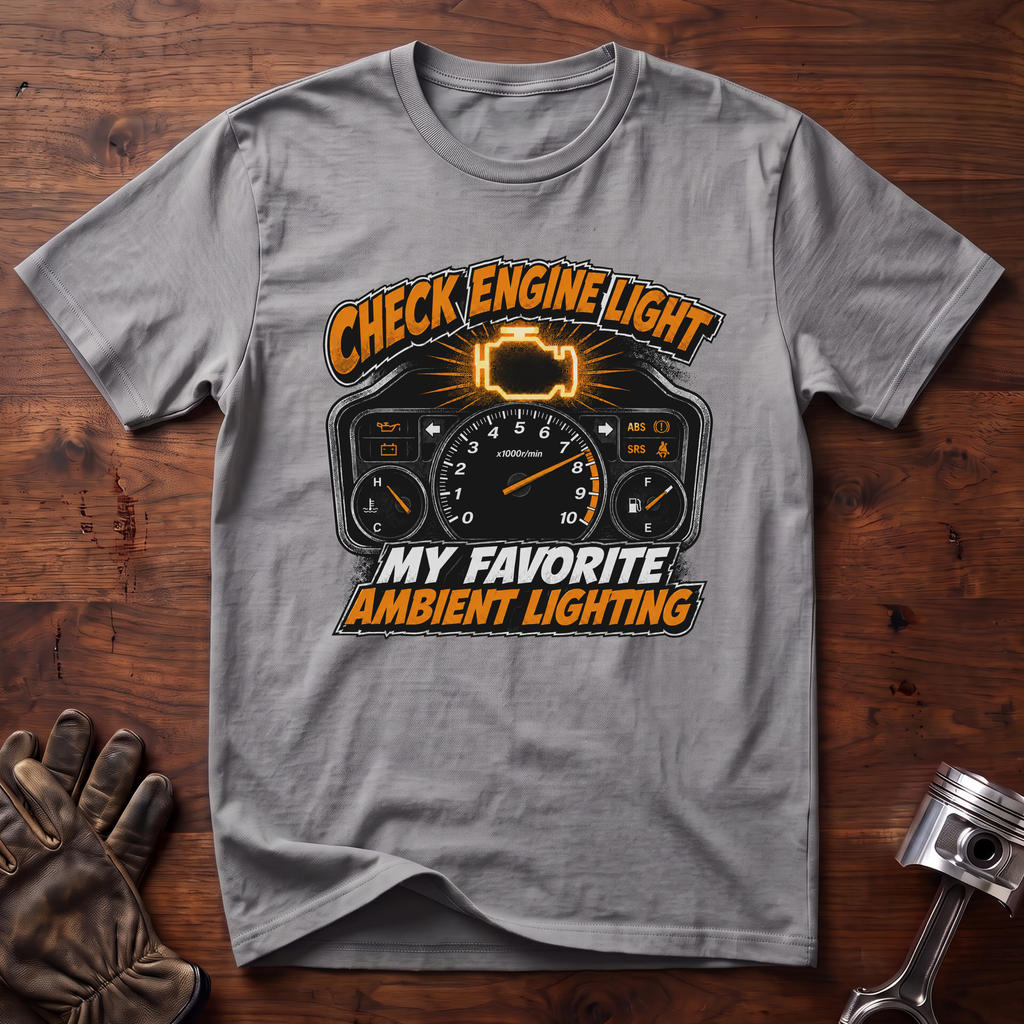 Check Engine Light My Favorite Ambient Lighting T-Shirt