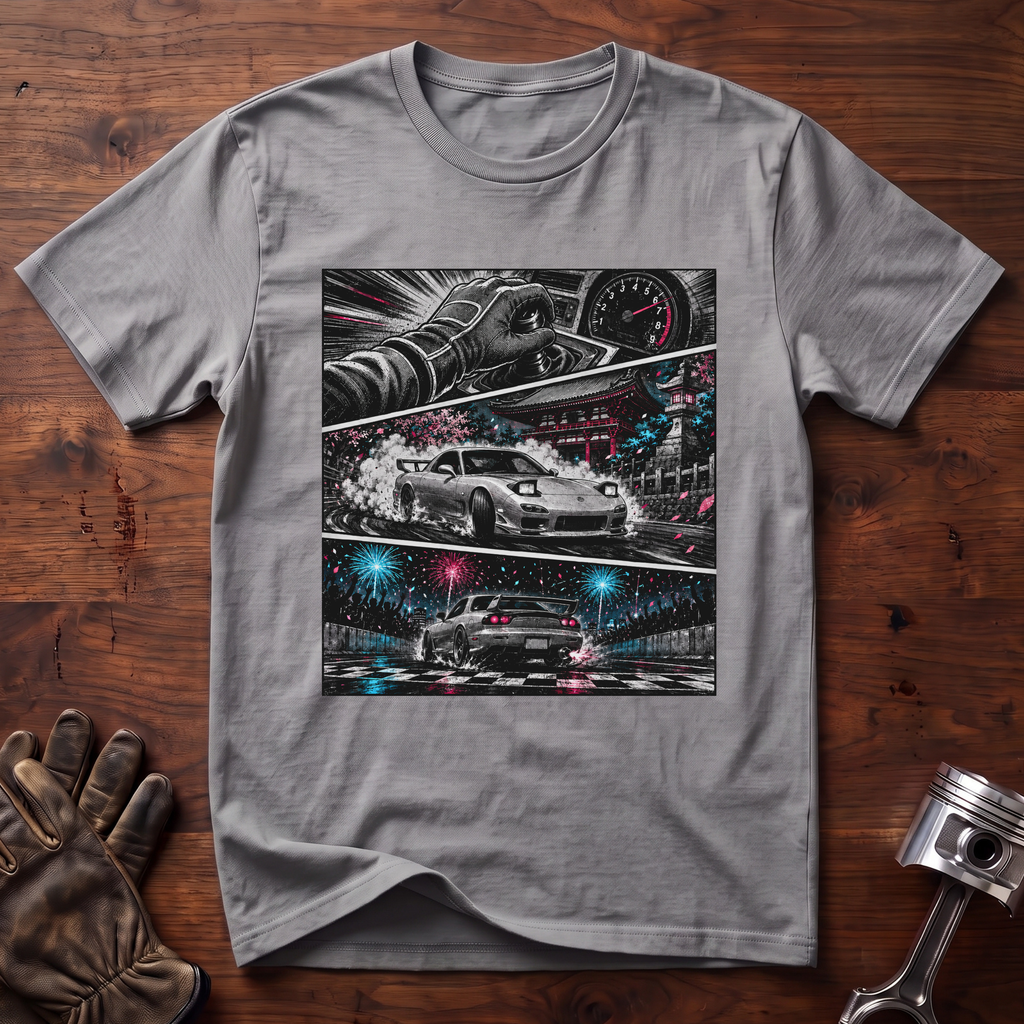 Drifting and Winning Mazda RX7 T-Shirt