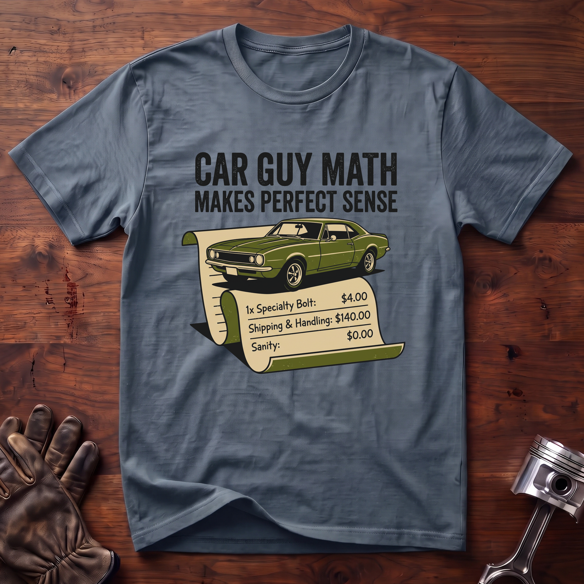Car Guy Math Makes Perfect Sense T-Shirt