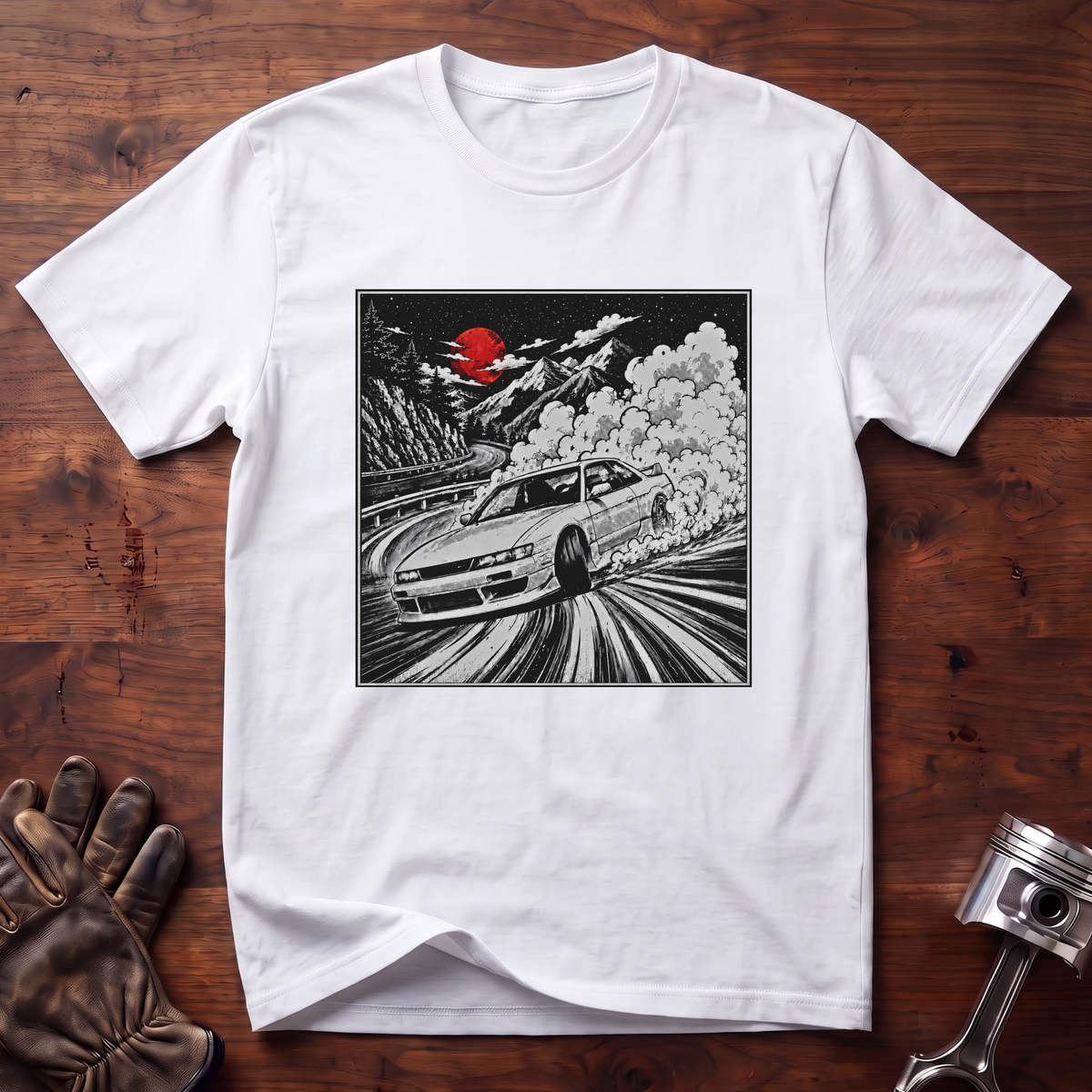 Drift Red Moon Nissan Silvia T-Shirt