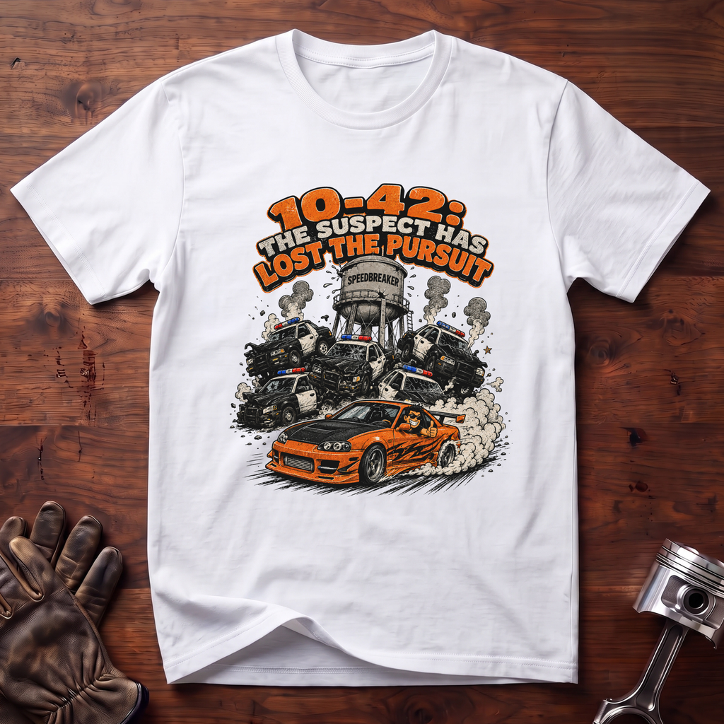 10-42: Suspect Has Lost The Pursuit T-Shirt