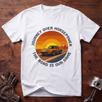 Journey Over Horsepower The Road Is Our Game T-Shirt