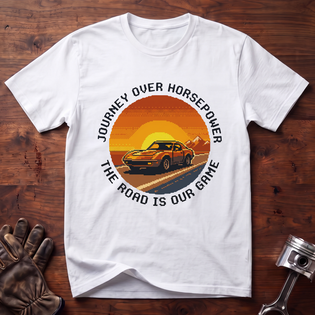 Journey Over Horsepower The Road Is Our Game T-Shirt
