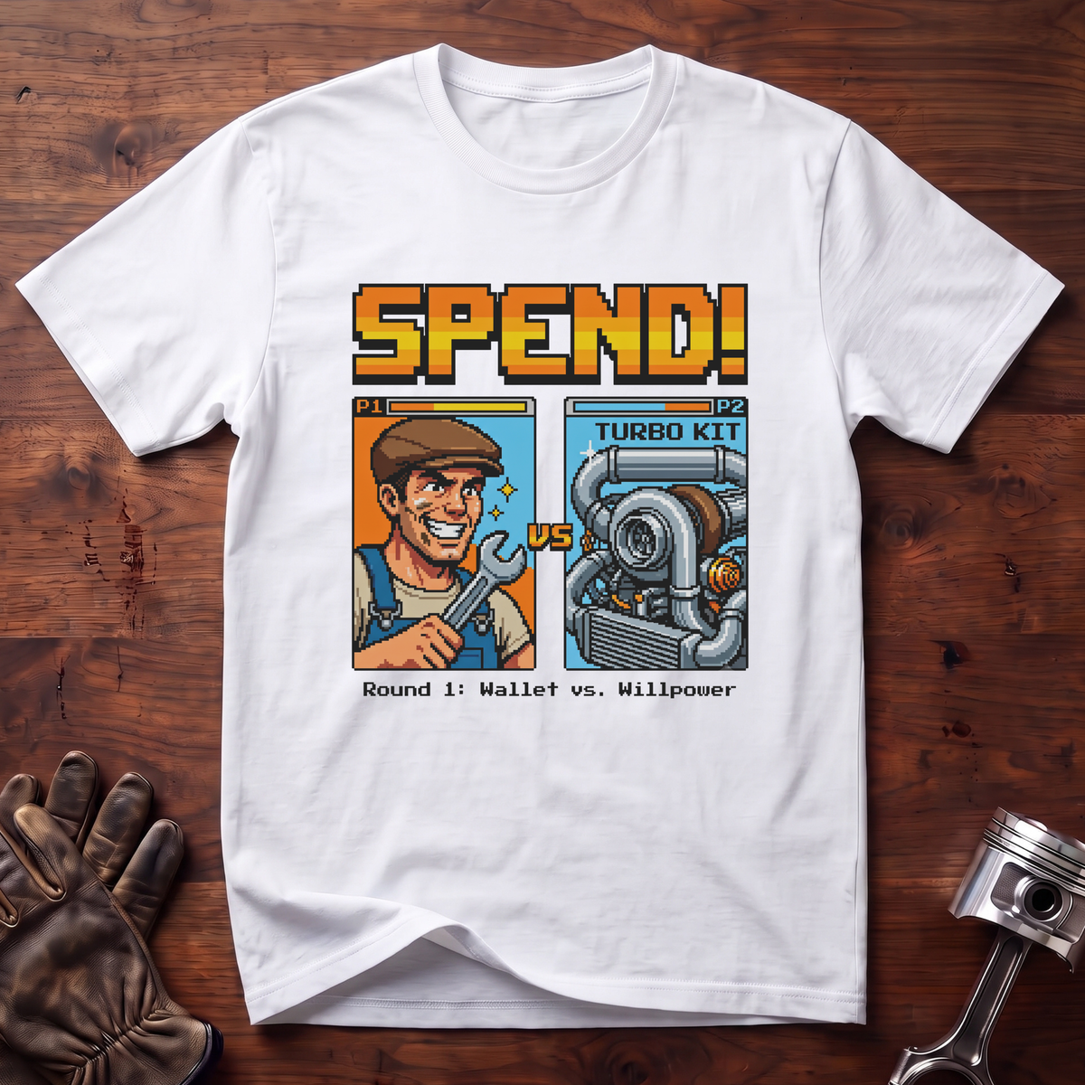 Spend! Player 1 vs Turbo Kit T-Shirt