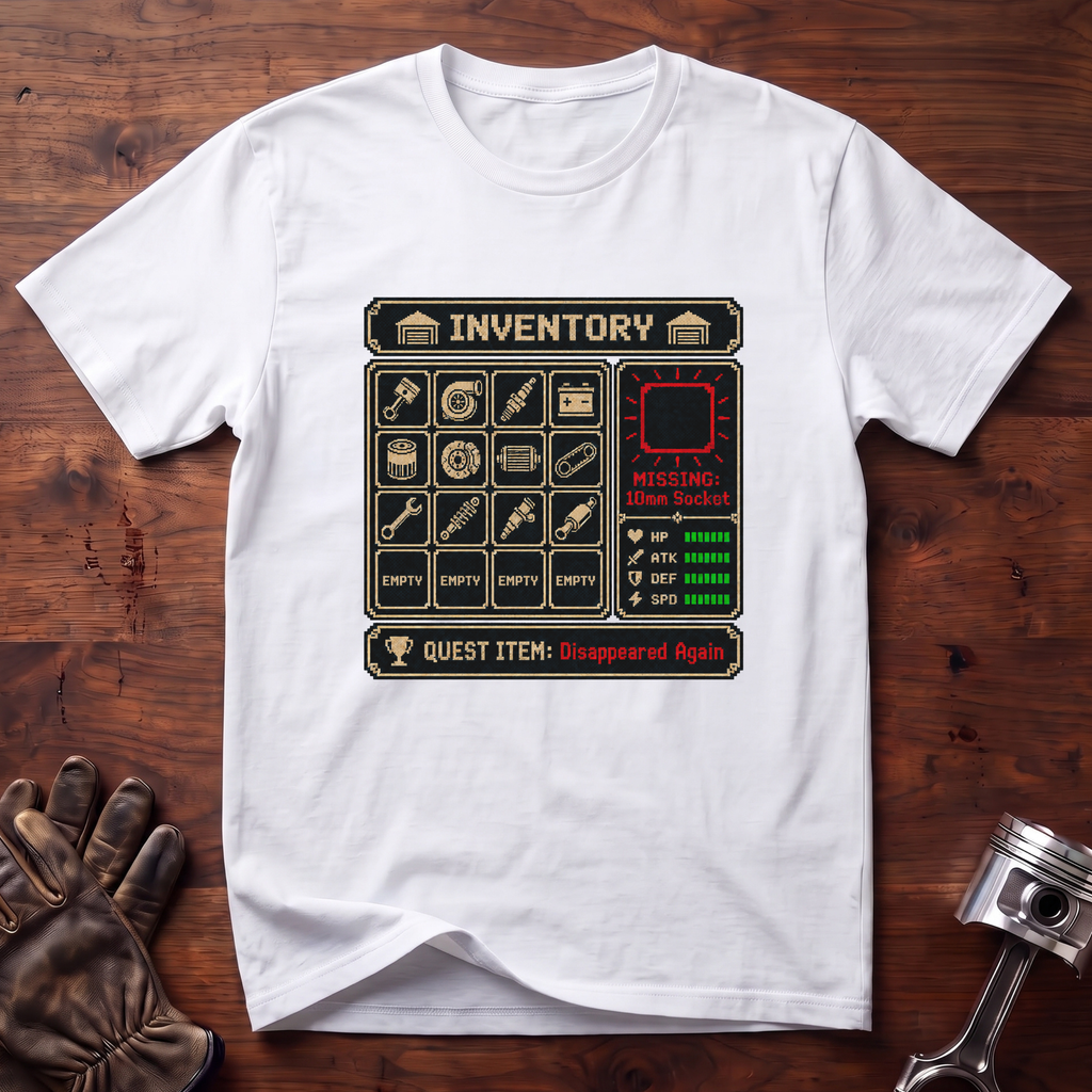 Inventory Missing 10mm Socket T-Shirt