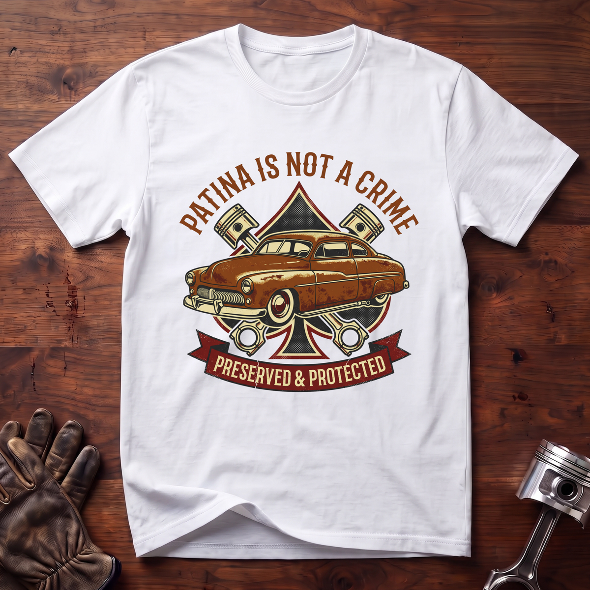 Patina Is Not a Crime Preserved and Protected T-Shirt