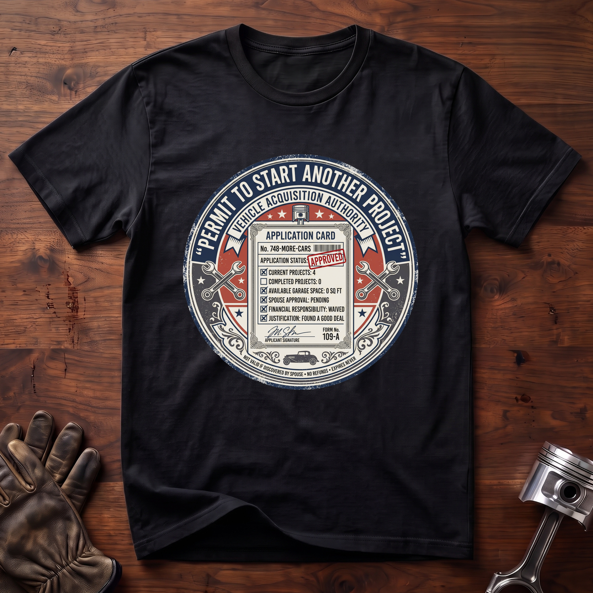 Permit To Start Another Project T-Shirt