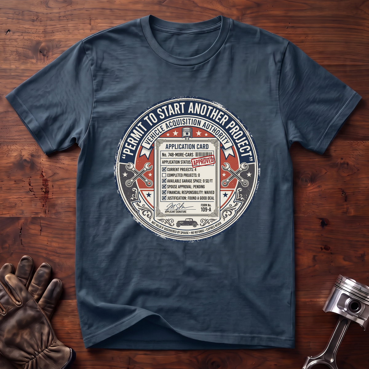 Permit To Start Another Project T-Shirt