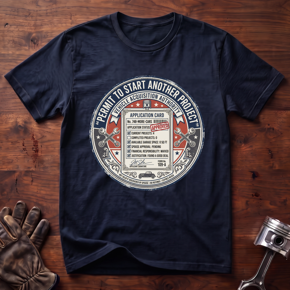 Permit To Start Another Project T-Shirt