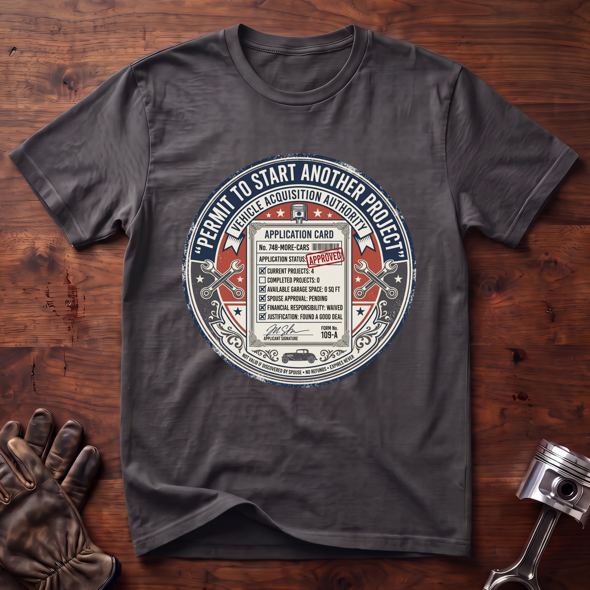 Permit To Start Another Project T-Shirt
