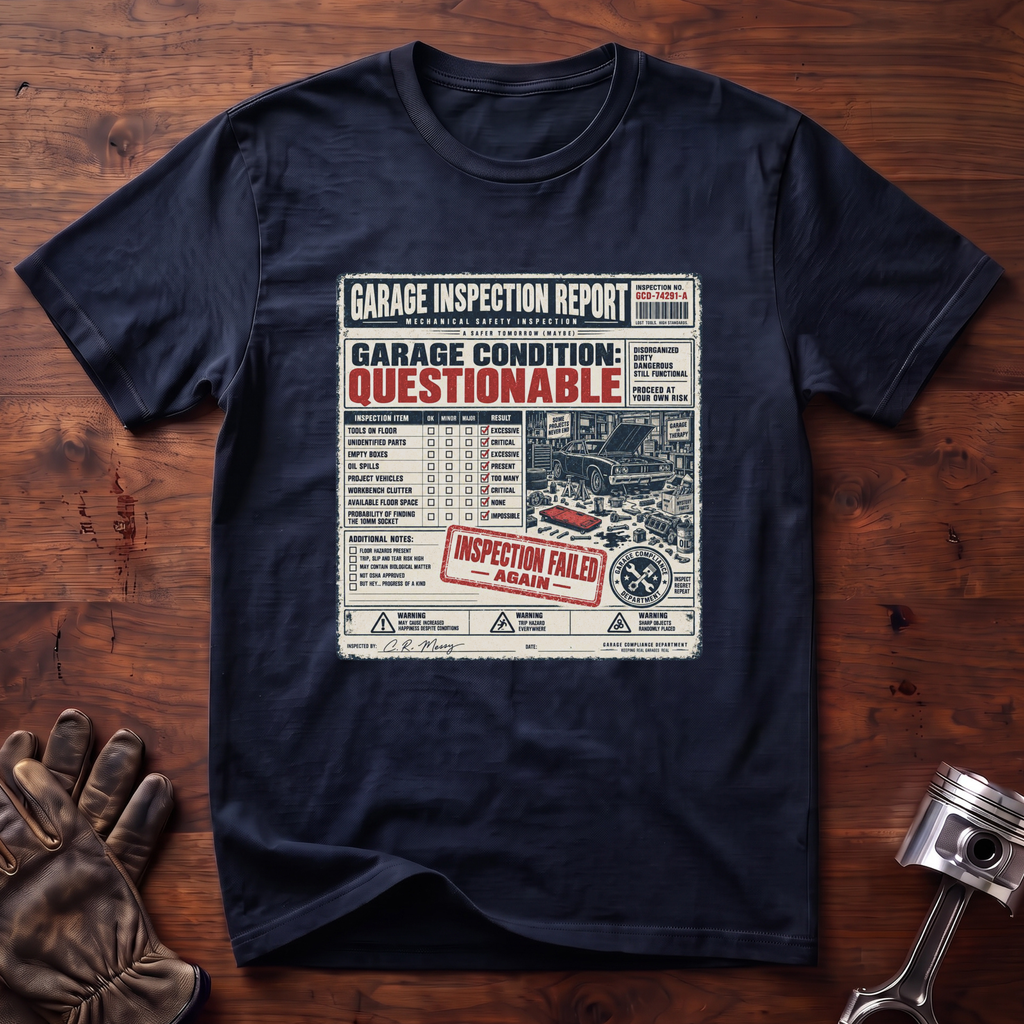 Garage Inspection Report T-Shirt