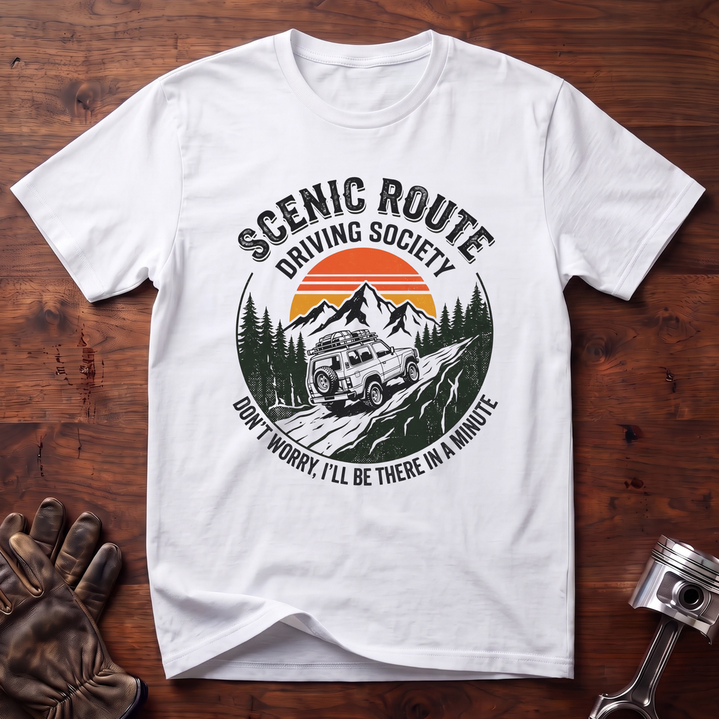 Scenic Route Driving Society: Trail Edition T-Shirt