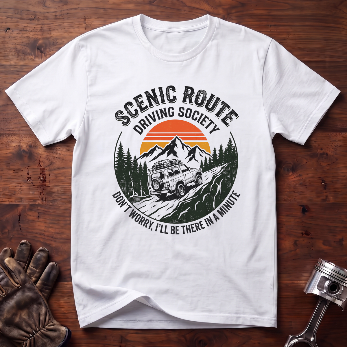 Scenic Route Driving Society: Trail Edition T-Shirt