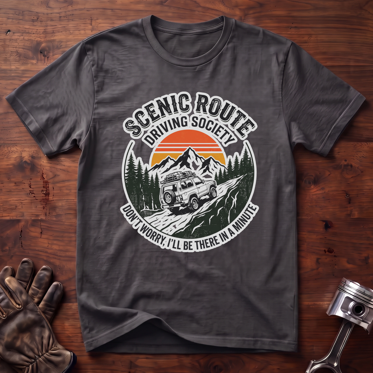 Scenic Route Driving Society: Trail Edition T-Shirt