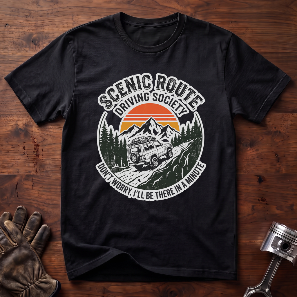 Scenic Route Driving Society: Trail Edition T-Shirt
